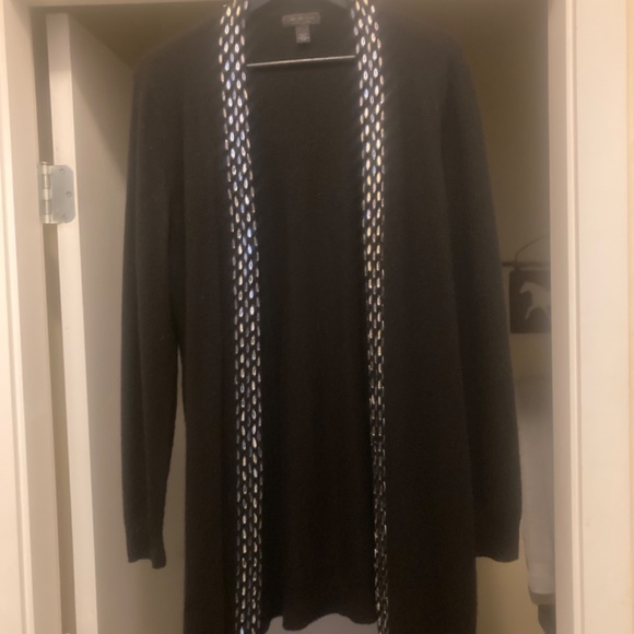 SAKSaks Fifth Avenue gorgeous Long cashmere cardigan! - Picture 5 of 7